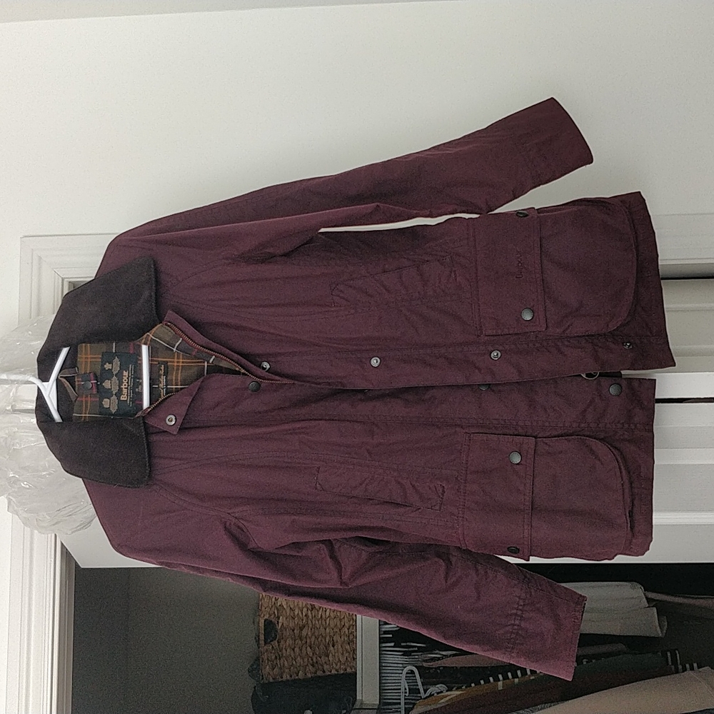 NWOT Barbour Beadnell Wax Jacket. Women. Size US 4.